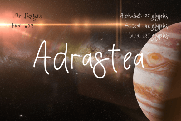 Adrastea: A Font That Breathes Life Into Digital Design