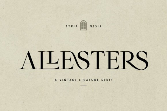 Allesters: A Serif Font for Editorial Elegance