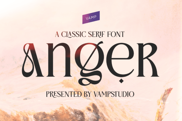 Anger: A Serif Font That Speaks with Elegance