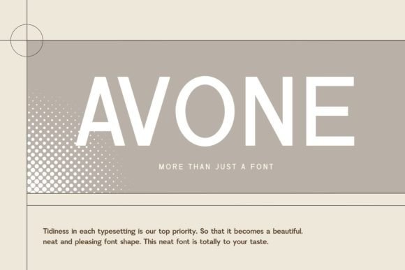 Avone: A Versatile Serif Font for Editorial Design