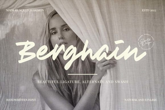 Berghain: A Serif Font with Soul