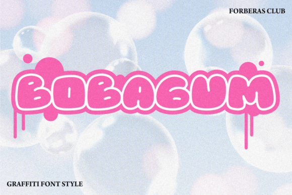Bobagum: A Chubby Graffiti Font for Creative Crafters