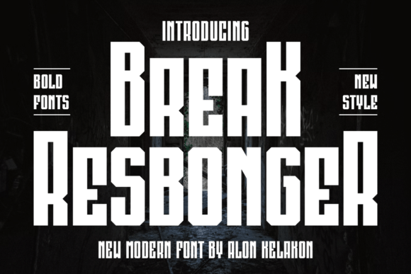 Break Resbonger: A Serif Font That Elevates Editorial Design