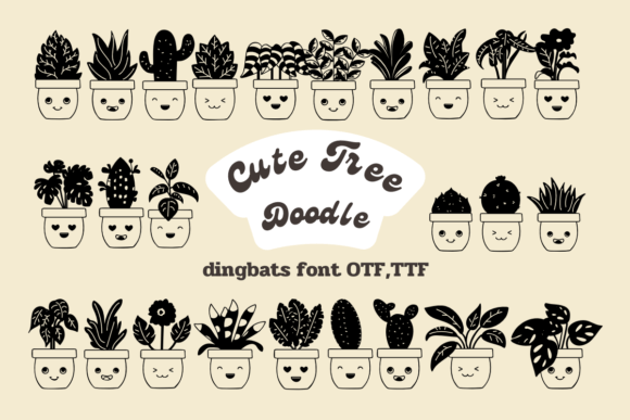 Cute Tree Font: A Delightful Addition to Editorial Design
