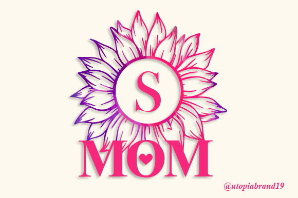 Font That Speaks Volumes: Sunflower Mom Monogram