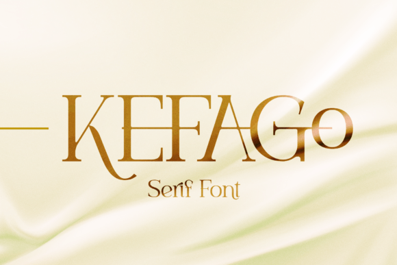 Kefago: A Serif Font That Elevates Campaign Design