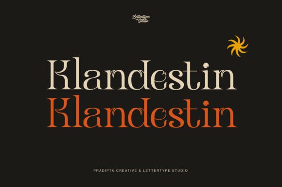 Klandestin: A Serif Font That Speaks Volumes