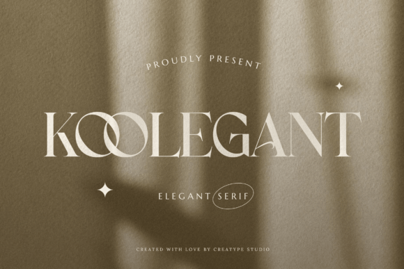 Koolegant: A Serif Font for Modern Web Design