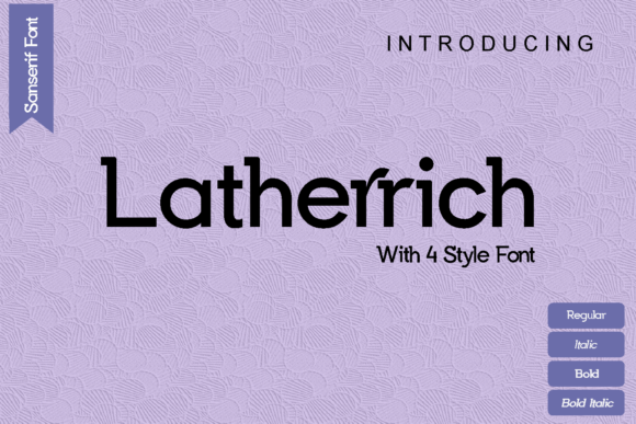 Latherrich: A Font That Fits the Rhythm of Your Campaign