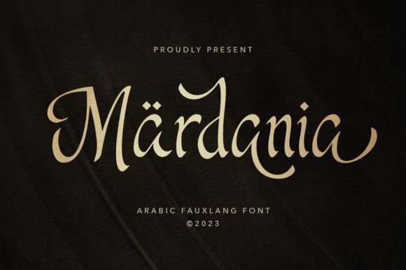 Mardania: A Serif Font That Elevates Your Brand