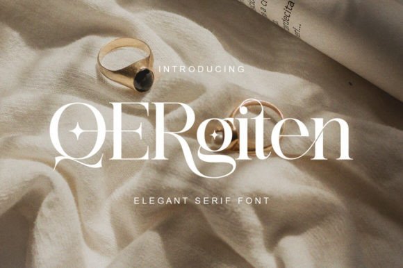 Qergiten: A Serif Font for Editorial Elegance