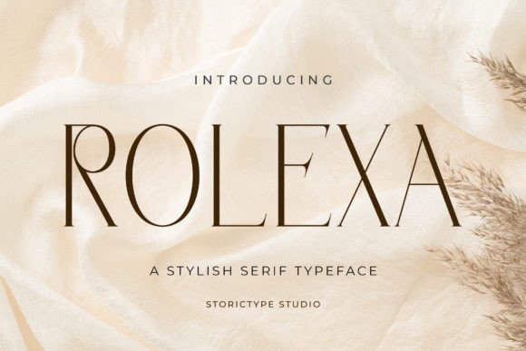Rolexa: A Bold Serif Font for Creative Branding