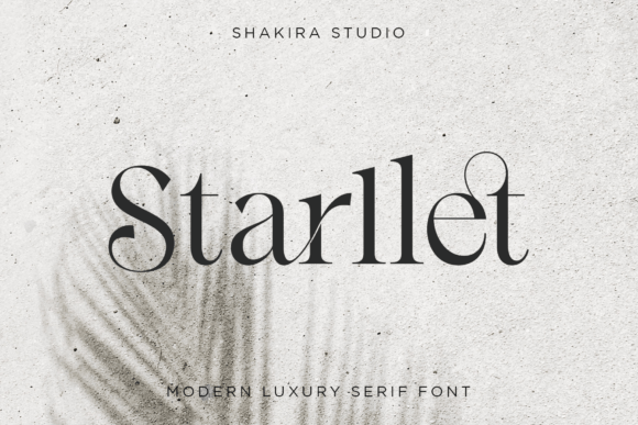 Starllet: A Serif Font for Elegant Campaigns